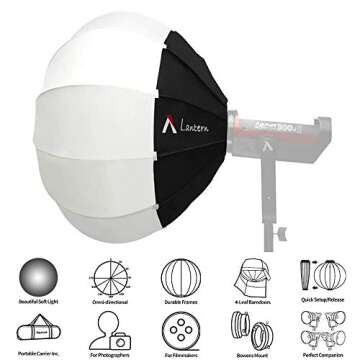 Aputure Lantern 26inch with amaran 60dS Video Light