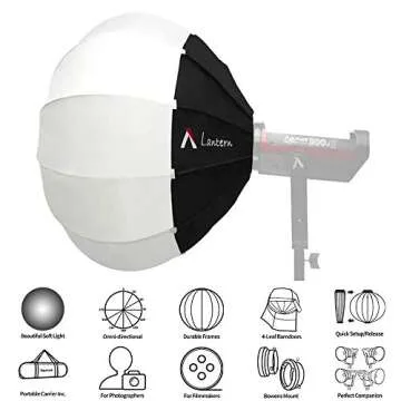 Aputure Lantern 26inch with amaran 60dS Video Light