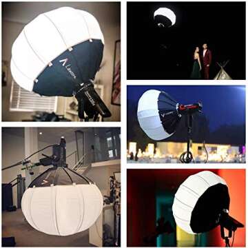 Aputure Lantern 26inch with amaran 60dS Video Light