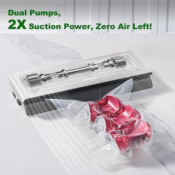 Gasbye Vacuum Sealer with 3 Modes and Easy Clean Features
