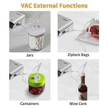 Gasbye Vacuum Sealer with 3 Modes and Easy Clean Features