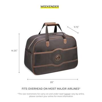 DELSEY PARIS Chatelet 2.0 Weekender Travel Duffle Bag, Pink