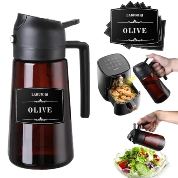 Kitchen Maiden 2 in 1 Oil Dispenser & Glass Sprayer - 470ml