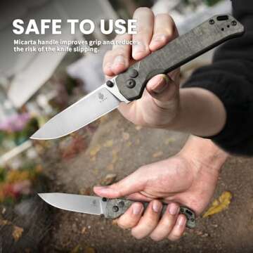 Kizer Begleiter 2 Green Micarta 154CM Blade EDC Knife