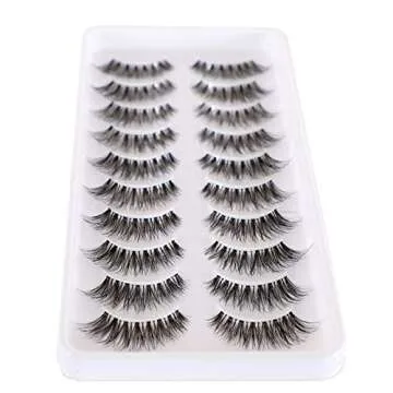 Newcally Natural Wispy False Eyelashes Multipack - Cat Eye Beauty