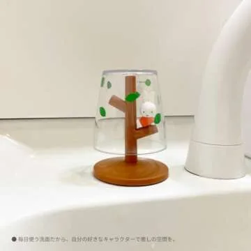 Miffy Mini Gargle Cup & Stand - Fun Kids' Bathroom Decor