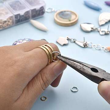 LANBEIDE Jump Rings - 2296 Gold Plated Jewelry Connectors