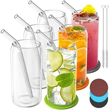 JSCARES Stylish and Durable Drinking Glasses Set