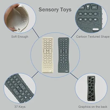 2Pack Silicone Baby Teething Toys - Educational Chew Toys