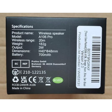 EWA A106 Pro Portable Bluetooth Speaker - Waterproof Design