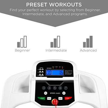 Best Choice 5 Speed Treadmill with Water Bottle Holder