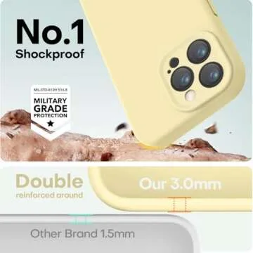 LOVE 3000 Stylish Silicone iPhone Case for Extreme Protection