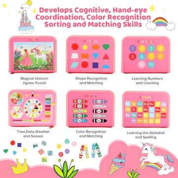 Toddler Busy Board - Educational Fun for Kids