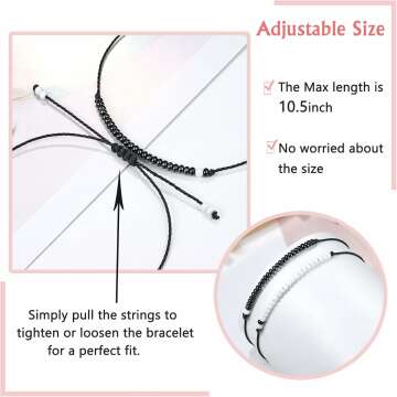 Pinky Promise Matching Bracelets for Couples Gifts