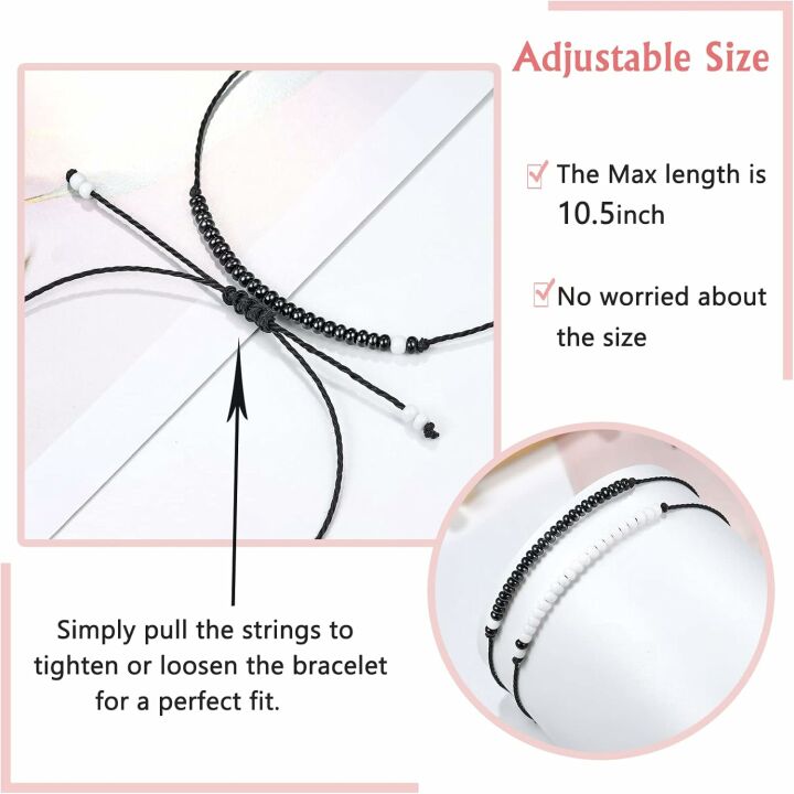 Pinky Promise Matching Bracelets for Couples Gifts