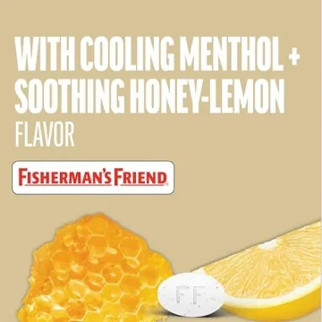 Fisherman's Friend Sugar-Free Cough Drops - Honey-Lemon Flavor
