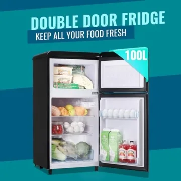 WANAI Mini Refrigerator with Freezer for Home & Office