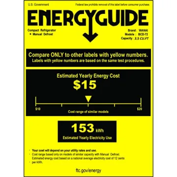 WANAI Mini Refrigerator with Freezer for Home & Office