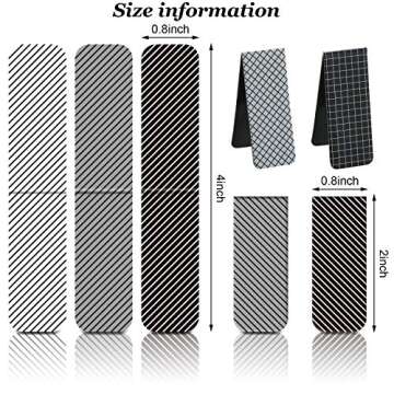 30 Magnetic Bookmarks Set for Readers and Students