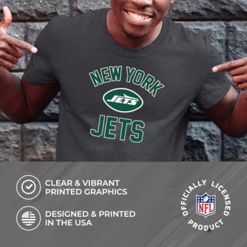 New York Jets Gameday T-Shirt Comfortable Tagless Semi-Fitted