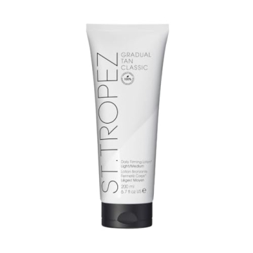 St. Tropez Gradual Tan Firming Lotion - Light Medium Self Tan Moisturizer, 6.7 Fl Oz