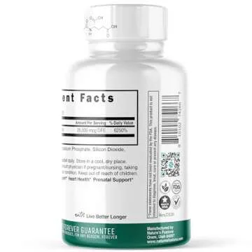 Nature's Fusions Nutri 5-MTHF L Methylfolate 15MG - 120 Tablets