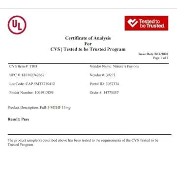 Nature's Fusions Nutri 5-MTHF L Methylfolate 15MG - 120 Tablets