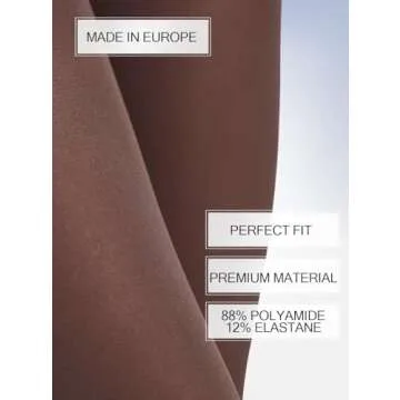 Charm and Attitude Coffee Brown Tights for Women | Semi Opaque Pantyhose | Chocolate Color Stockings Nylons 40D - Brown, XL