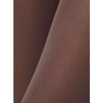 Charm and Attitude Coffee Brown Tights for Women | Semi Opaque Pantyhose | Chocolate Color Stockings Nylons 40D - Brown, XL
