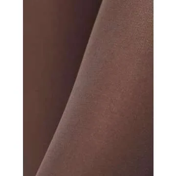 Charm and Attitude Coffee Brown Tights for Women | Semi Opaque Pantyhose | Chocolate Color Stockings Nylons 40D - Brown, XL