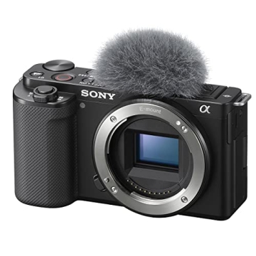 Sony Alpha ZV-E10 - APS-C Interchangeable Lens Mirrorless Vlog Camera - Black