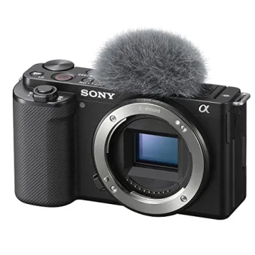 Sony Alpha ZV-E10 - APS-C Interchangeable Lens Mirrorless Vlog Camera - Black
