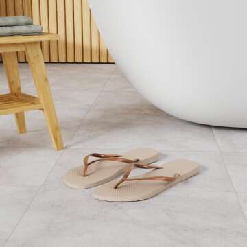 Havaianas Women's Slim Sandal, Ballet Rose,35/36 BR (6 M US)