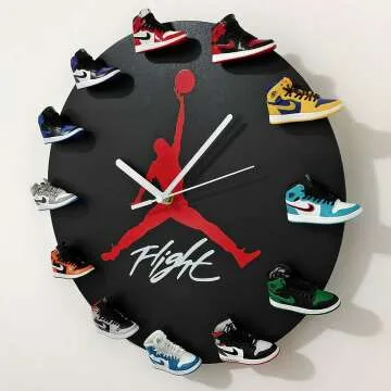 2022 Sports Fan Wall Clock with 3D Basketball Design