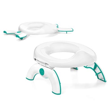 OXO Tot 2-in-1 Go Potty - Teal, 1 Count - Convenient Portable Solution for Toddler Potty Training!