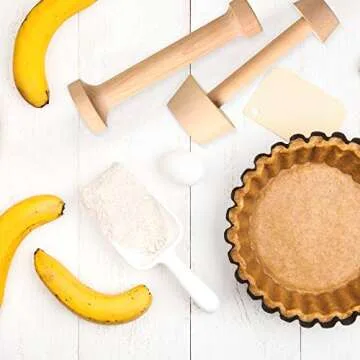 Affordable Wooden Pastry Tamper Set for Home Baking