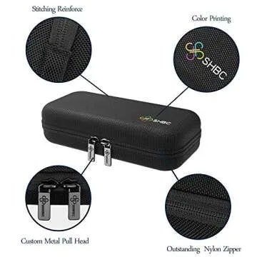 SHBC Insulin Cooler Travel Case for Diabetic Organize Medication Insulated Cooling Bag with 2 Ice Pa...