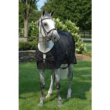 BENEFAB Therapeutic Mesh Sheet SmartScrim Ceramic Infused Powder & Magnetic Therapy | Clinically Proven to Reduce Back Soreness | Promote Blood Flow & Recovery | Reduce Pain & Stiffness | Black (78")