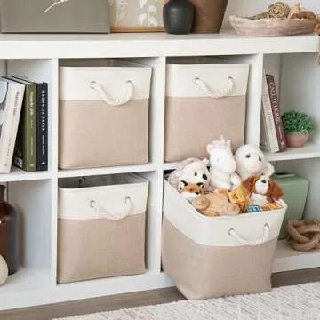 OrganiHaus 12x12 Storage Cubes Set - Stylish & Versatile