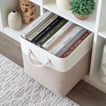 OrganiHaus 12x12 Storage Cubes Set - Stylish & Versatile