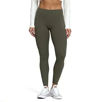 Aoxjox High Waisted Luna Leggings for Women - Olive Green
