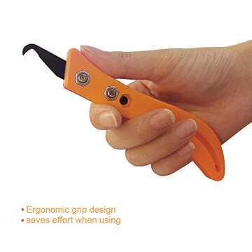 Headley Hook Blade Utility Knife for Golf Club Gripping