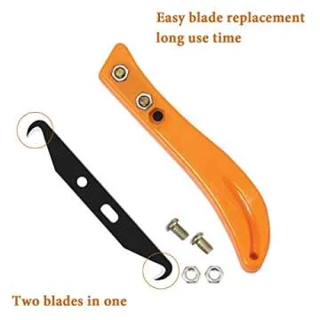 Headley Hook Blade Utility Knife for Golf Club Gripping