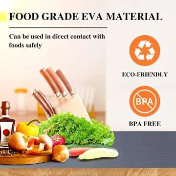 Mcrbeay Non Adhesive Shelf Liners, Washable & Durable