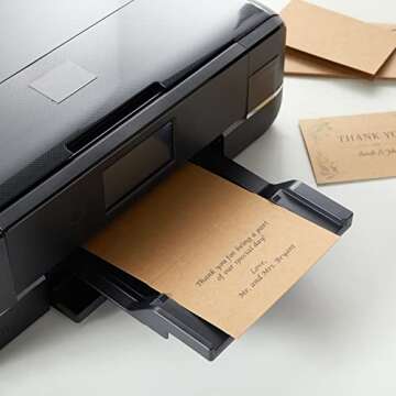 Sustainable Blank Cards and Envelopes 100 Pack