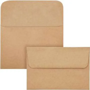 Sustainable Blank Cards and Envelopes 100 Pack