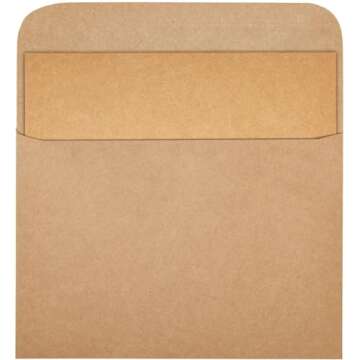 Sustainable Blank Cards and Envelopes 100 Pack
