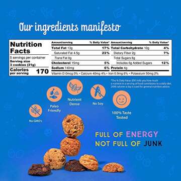 B.A.D. FOOD CO Champion Chip Cookies – Nutrient Dense Treats