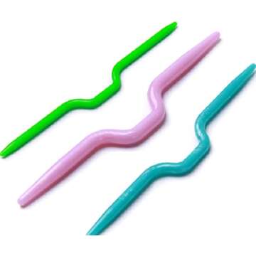 Cafurty Knitting Cable Needles 3-Pack Ideal for All Projects