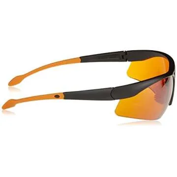 Hack Your Sleep NoBlue Blue Blocking Sunglasses Orange/Amber Tinted Lens Computer Glasses (Includes Ebook) Blocks 99.9% of Blue and UV Rays, Prevents Eye Fatigue, Soft Temples